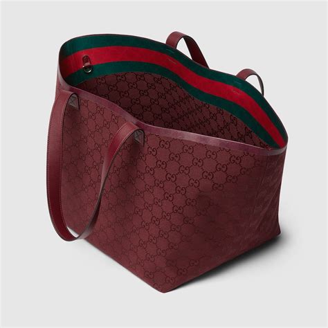 tote bag tela gucci rossa|Gucci Totissima medium tote bag.